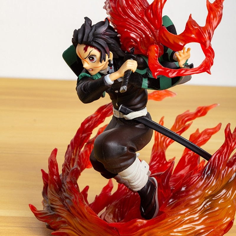 Figurine Demon Slayer Tanjiro Danse du Dieu du Feu Stickers Mania