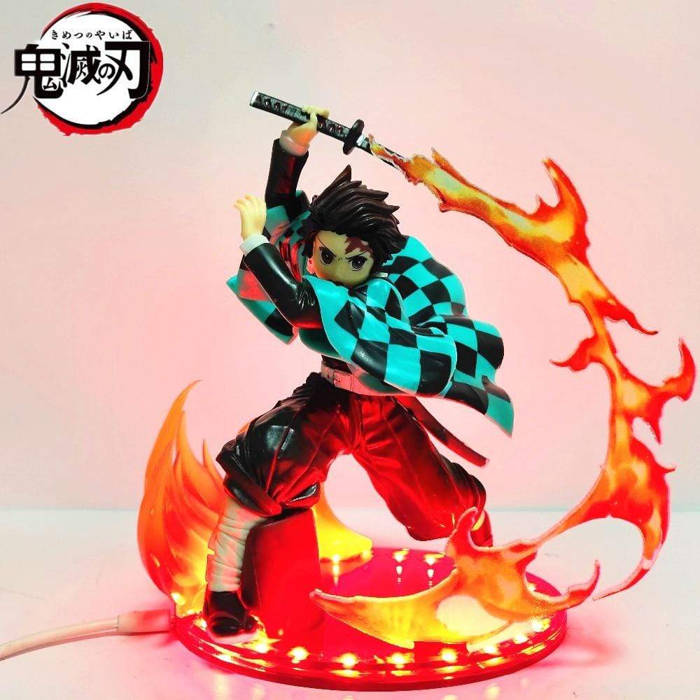 Figurine Demon Slayer Tanjiro LED Stickers Mania