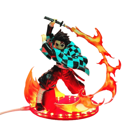 Figurine Demon Slayer Tanjiro LED Stickers Mania