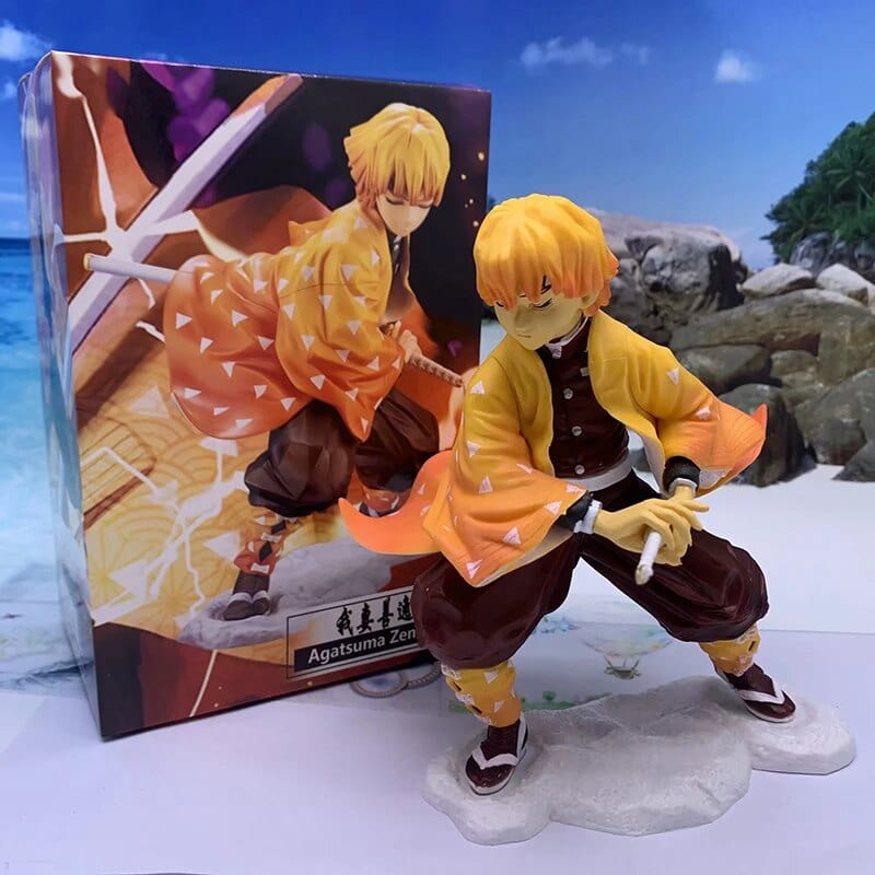 Figurine Demon Slayer Zenitsu 15 cm Stickers Mania