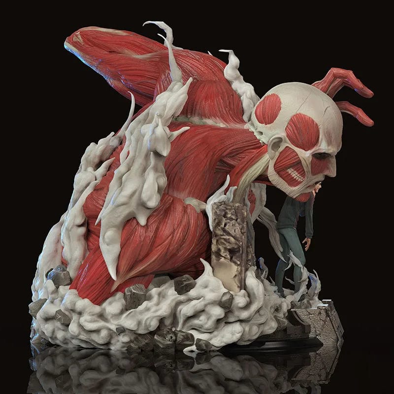 Figurine Édition Limitée en Resine Titan Colossal Stickers Mania