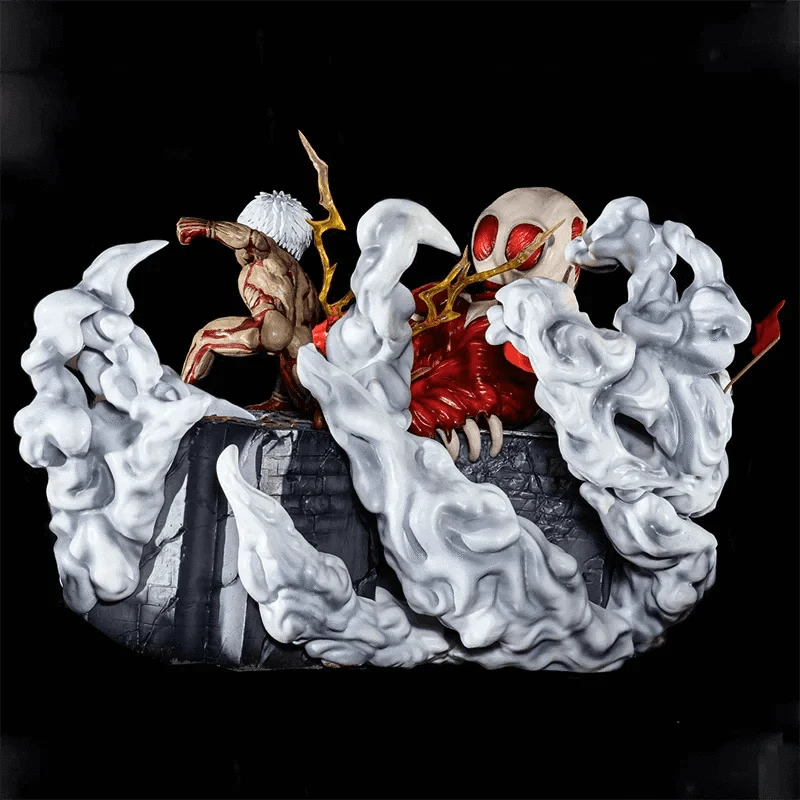 Figurine Édition Limitée en Resine Titan Cuirassé et Colossal Stickers Mania