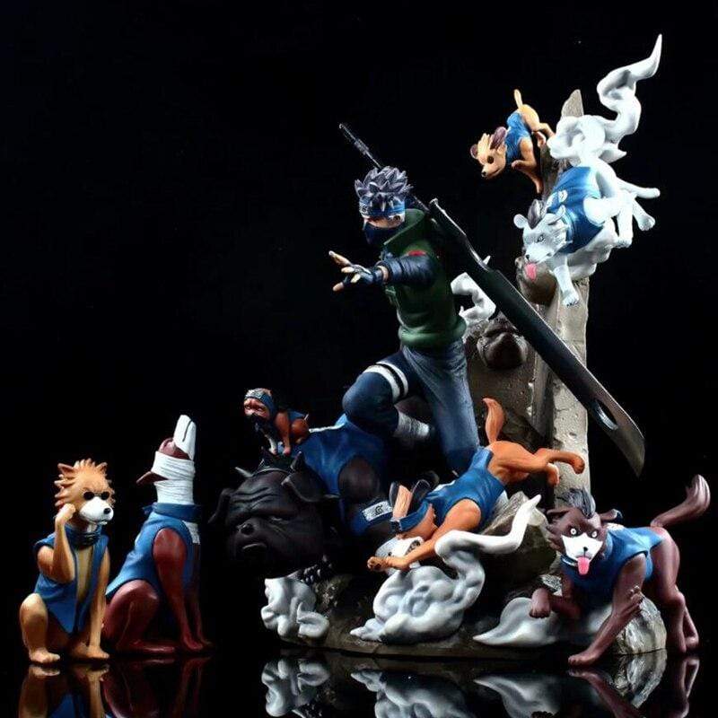 Figurine Kakashi Chiens Ninja Stickers Mania