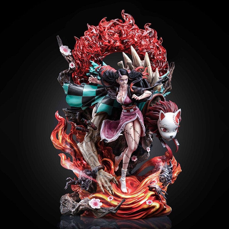 Figurine Lumineuse Collector en Resine Nezuko Stickers Mania