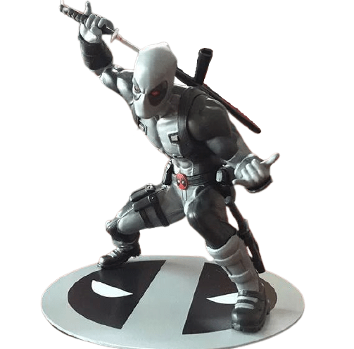 Figurine Marvel Deadpool Gris Stickers Mania