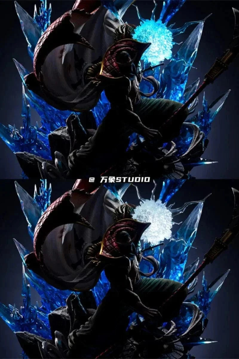 Figurine One Piece en Résine Barbe Blanche Stickers Mania