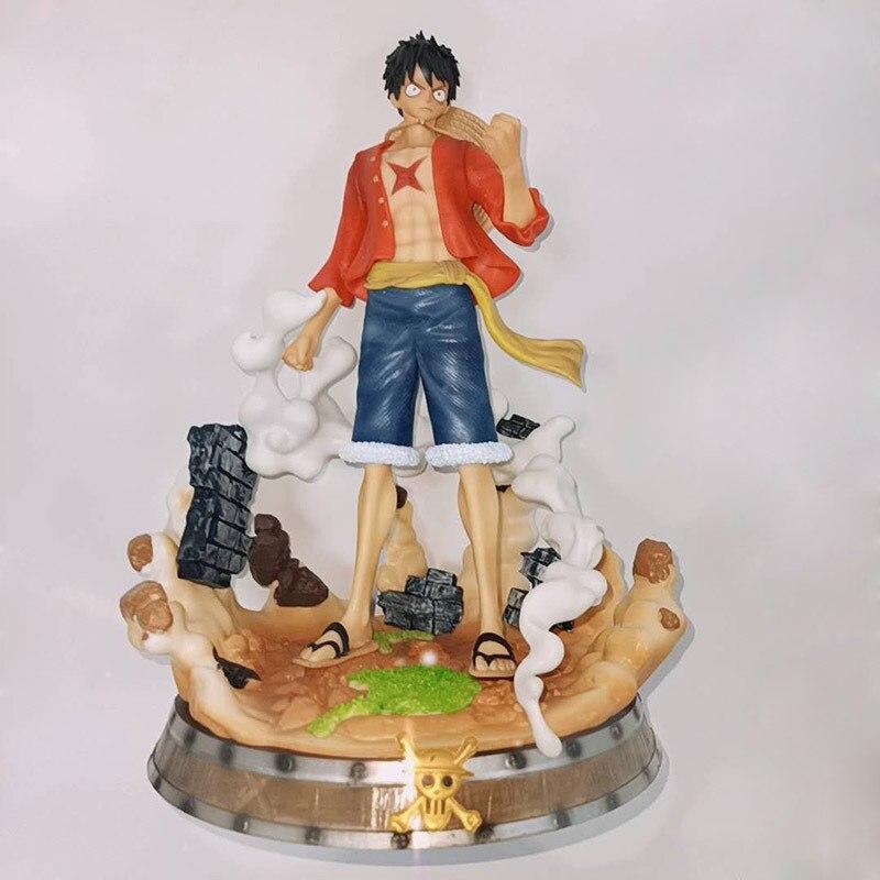 Figurine One Piece Luffy 25 cm Stickers Mania