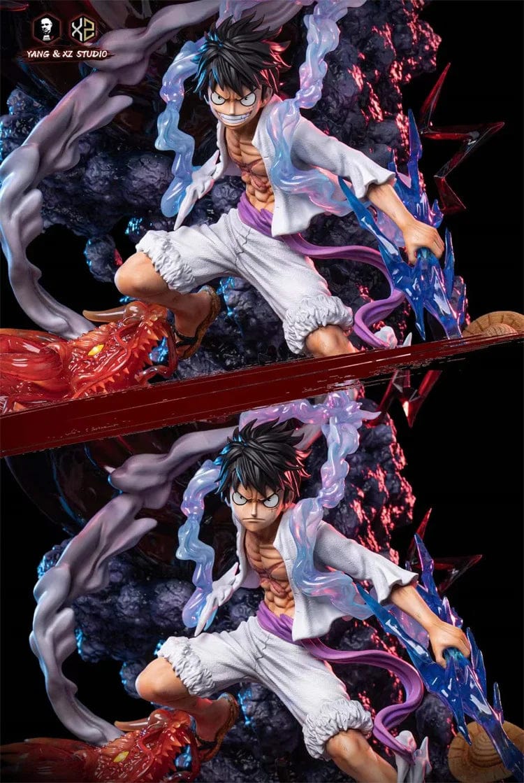 Figurine One Piece Luffy Gear 5 en Résine Stickers Mania