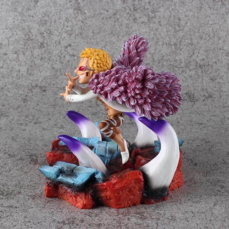 Figurine One Piece Luffy vs Doflamingo Stickers Mania
