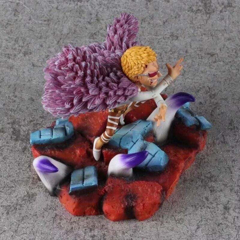 Figurine One Piece Luffy vs Doflamingo Stickers Mania