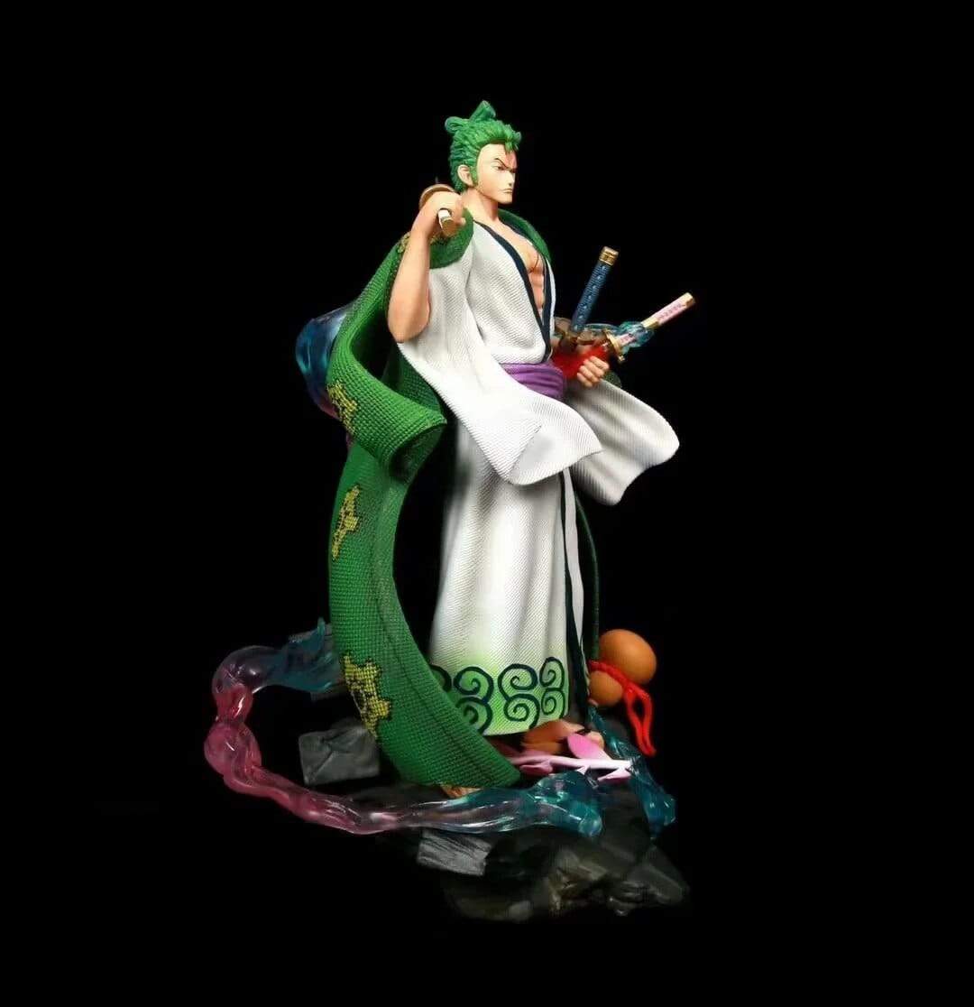 Figurine One Piece Zoro Wano Stickers Mania