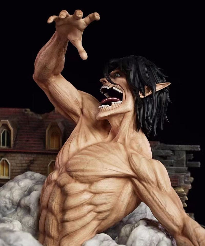 Figurine SNK Collector en Resine Titan Assaillant vs Titan Féminin Stickers Mania