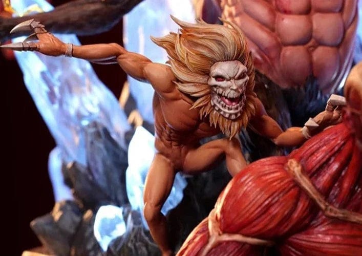 Figurine SNK en Résine Eren 9 Titans Primordiaux Stickers Mania