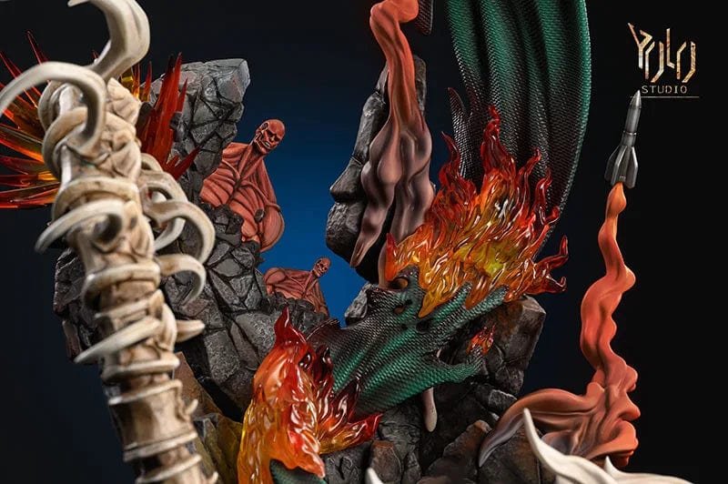 Figurine SNK en Résine Eren Titan Originel Stickers Mania