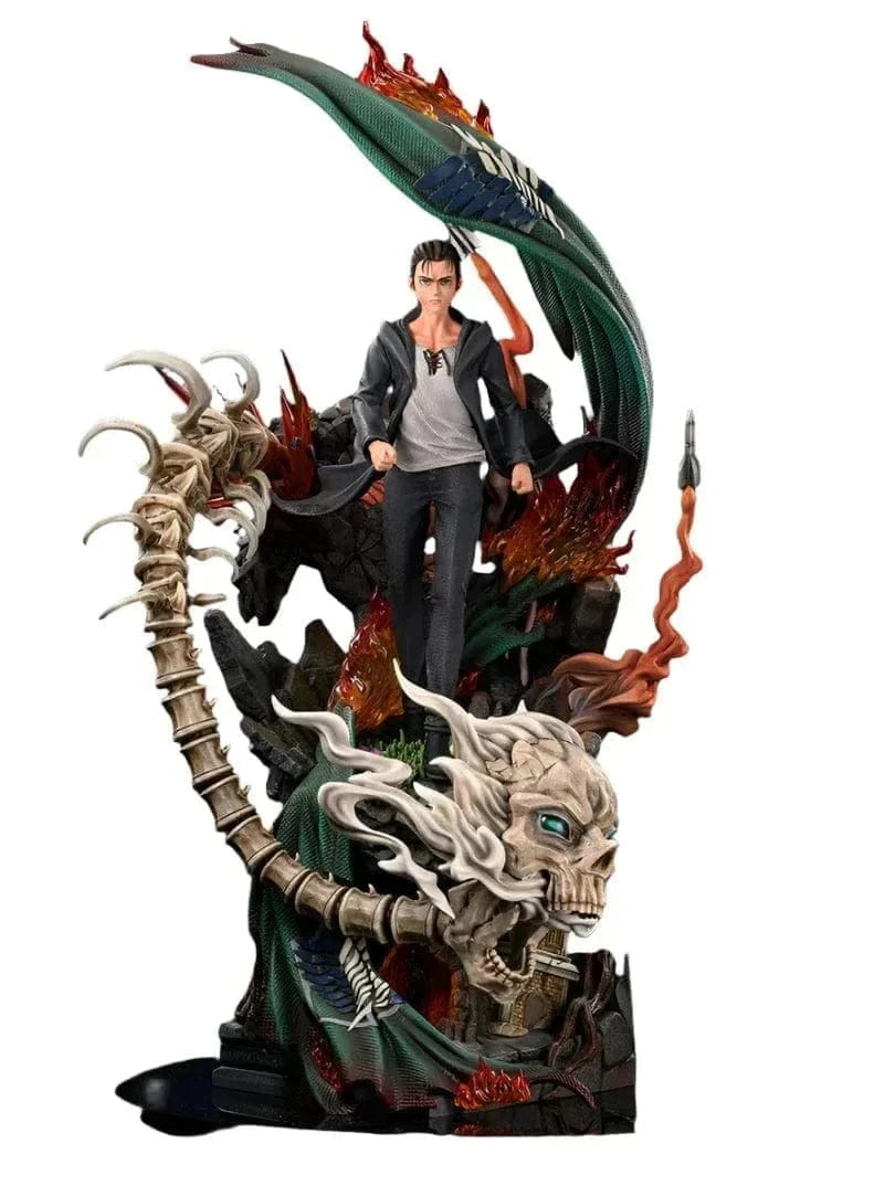 Figurine SNK en Résine Eren Titan Originel Stickers Mania