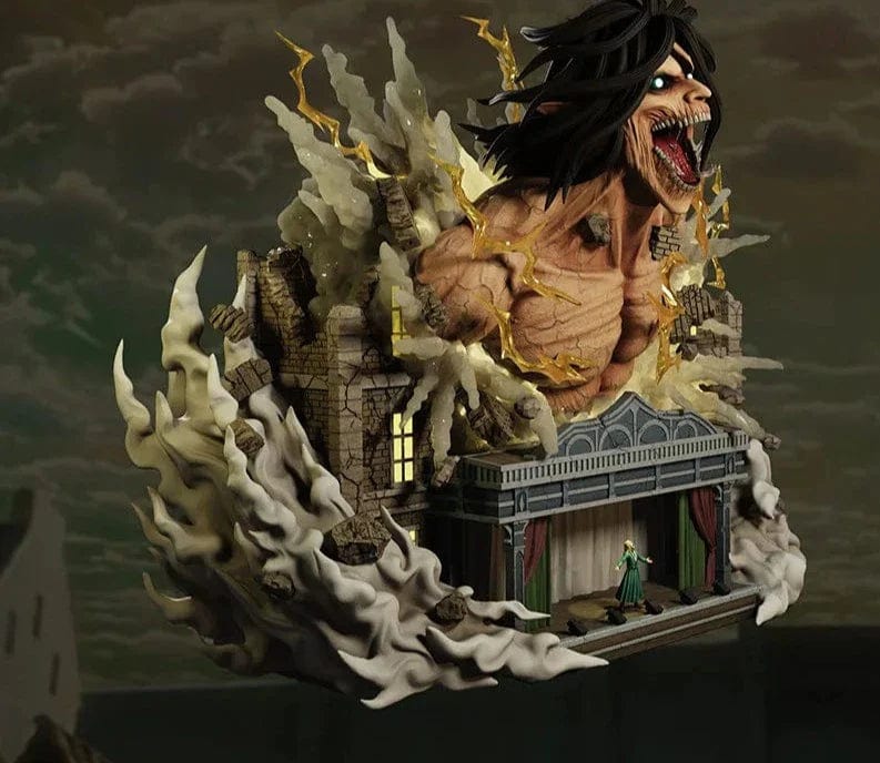 Figurine SNK en Résine Eren Willy Teyber Stickers Mania