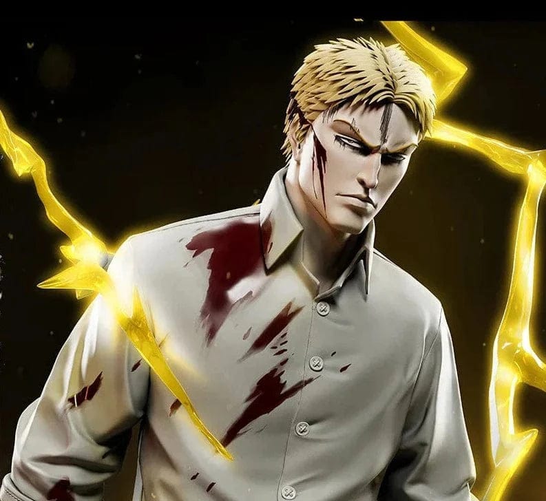 Figurine SNK en Résine Reiner et Bertolt Stickers Mania