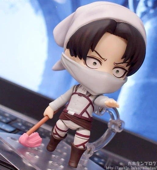 Figurine SNK Nendoroid Cleaning Livai Stickers Mania
