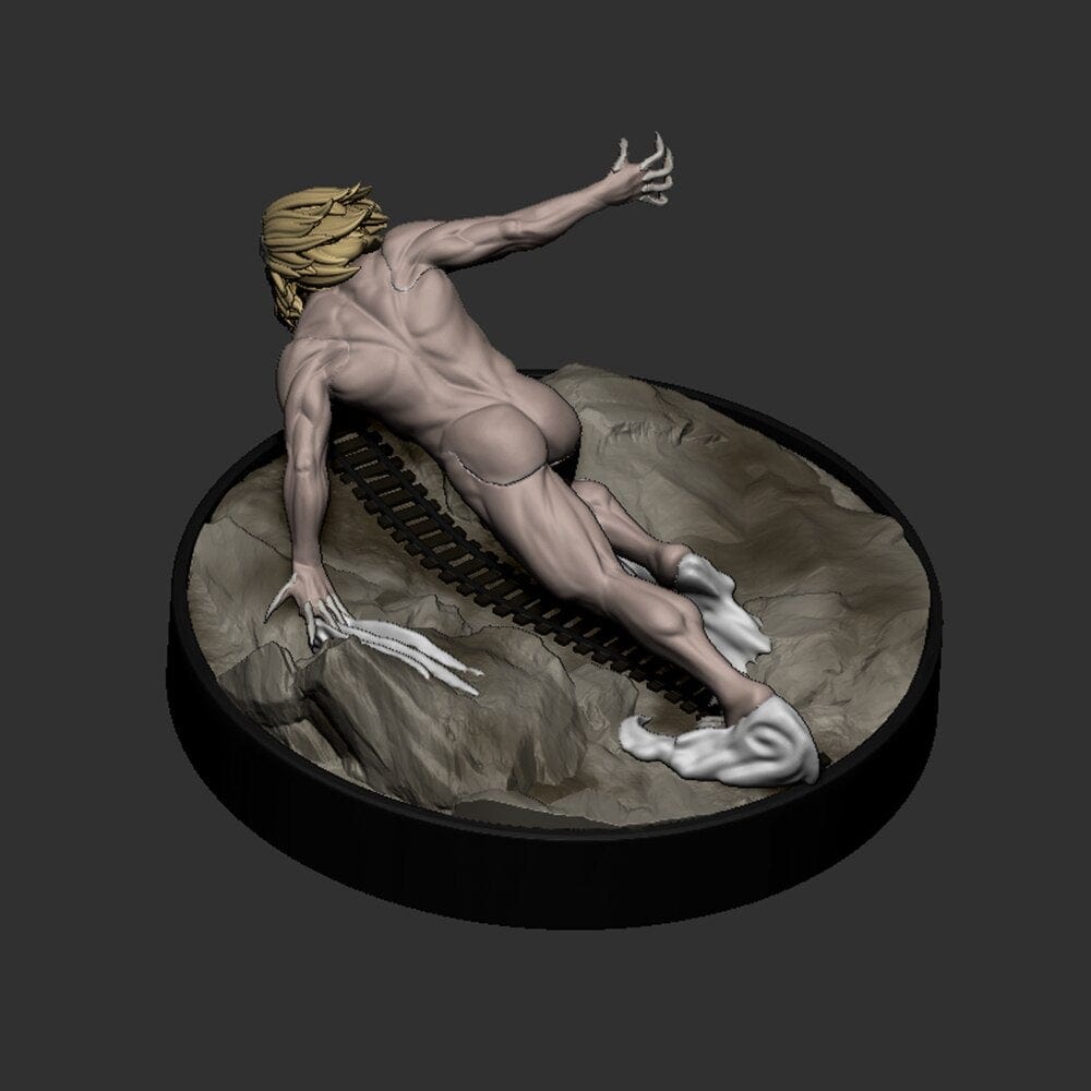 Figurine SNK Titan Mâchoire Stickers Mania