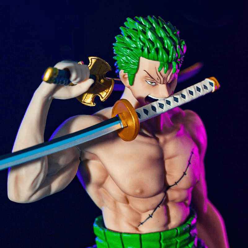 Figurine Zoro Santoryu Stickers Mania