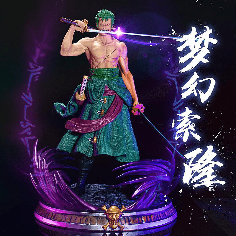 Figurine Zoro Santoryu Stickers Mania