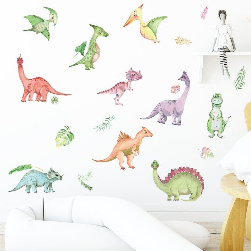 Grand Stickers Dinosaure Chambre Bébé Stickers Mania