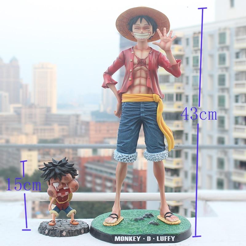 Grande Figurine Luffy 43 cm Stickers Mania