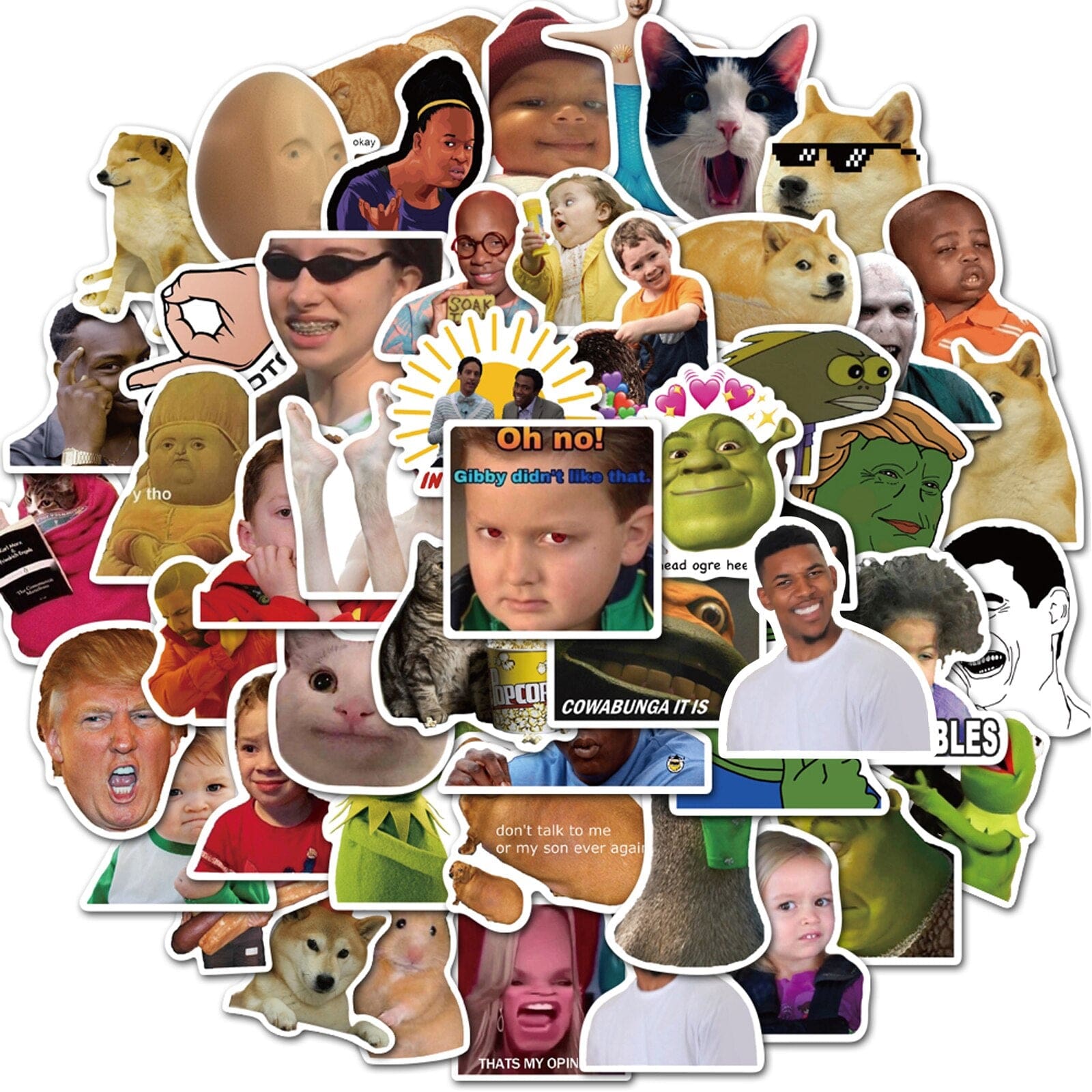 Meme Stickers Stickers Mania