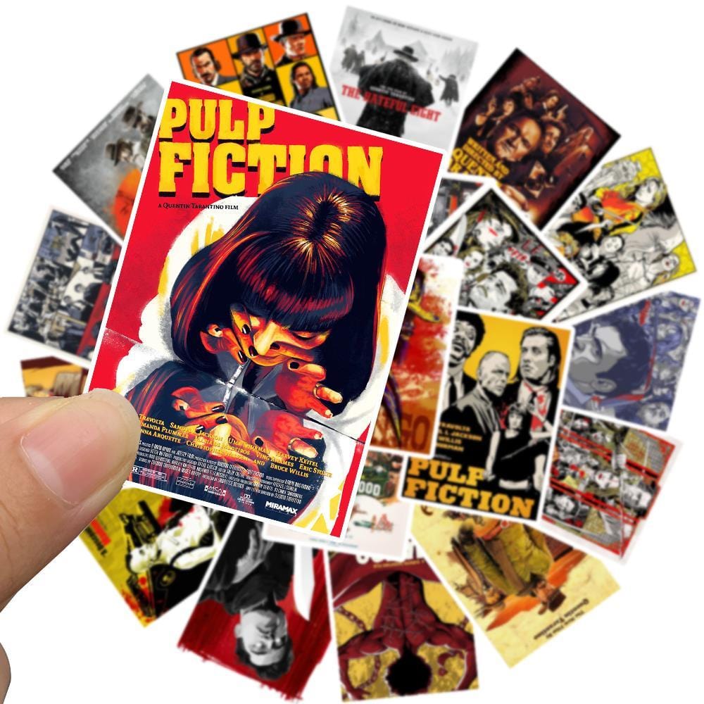 Quentin Tarantino Stickers <br> (Pack de 25) Stickers Mania