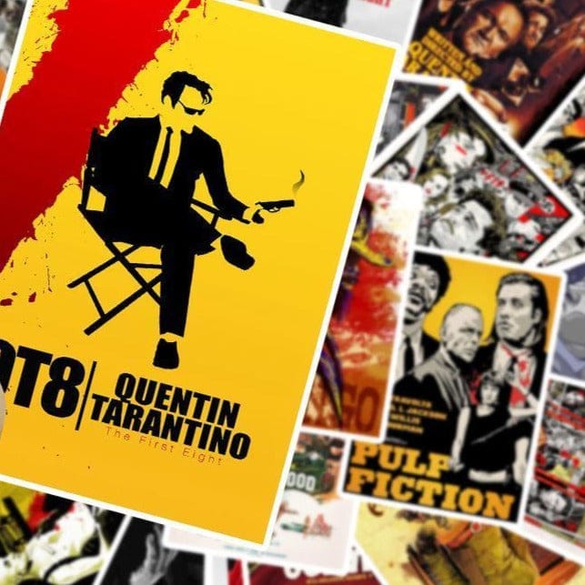 Quentin Tarantino Stickers <br> (Pack de 25) Stickers Mania