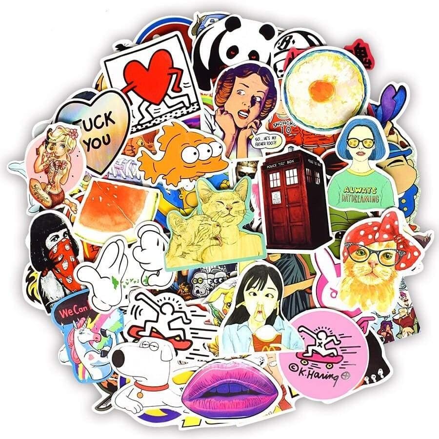 Stickers Aesthetic <br> (Pack de 300) Stickers Mania