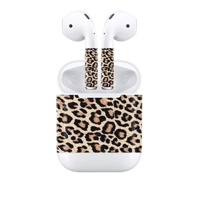 Stickers Airpods Léopard Beige Stickers Mania