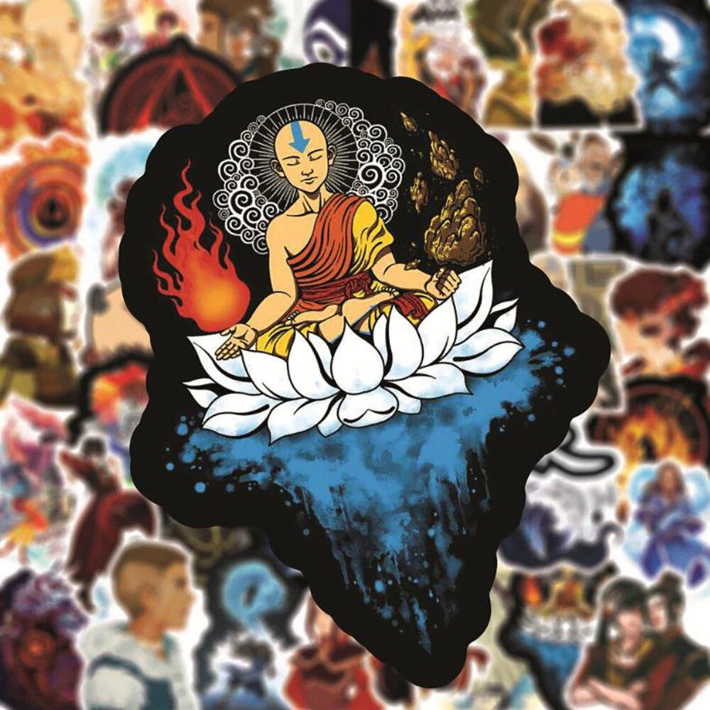 Stickers Avatar Aang Stickers Mania