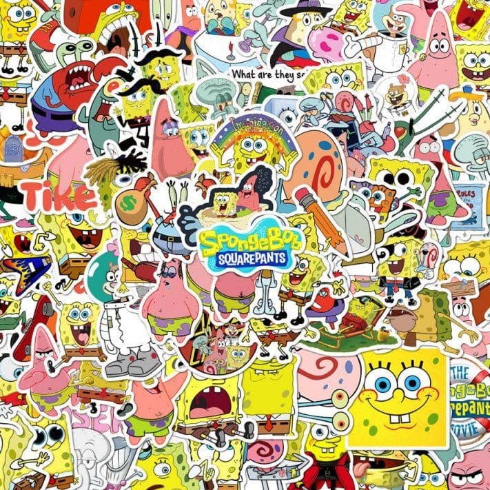 Stickers Bob l'Eponge Stickers Mania
