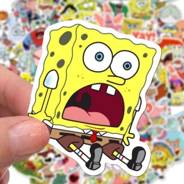 Stickers Bob l'Eponge Stickers Mania