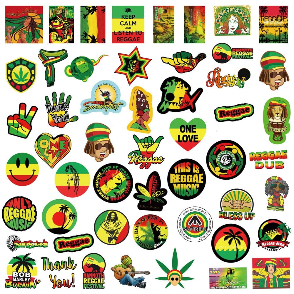 Stickers Bob Marley Stickers Mania