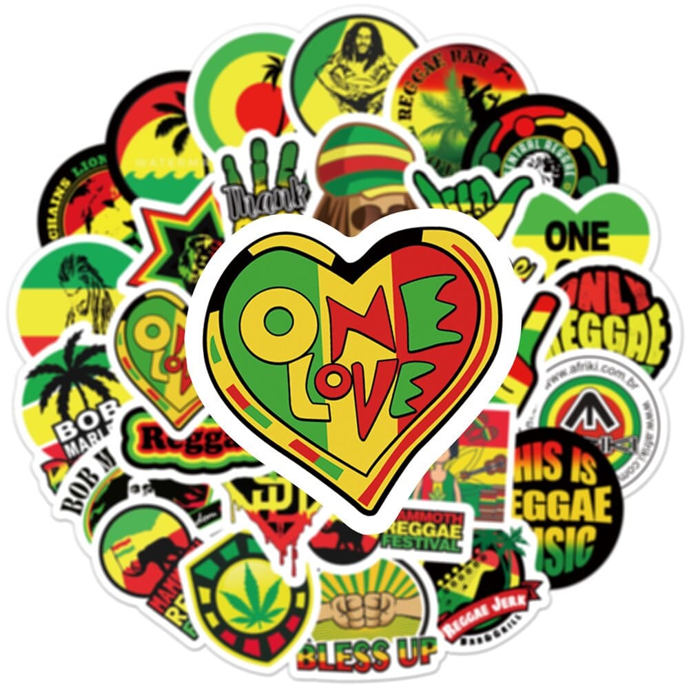 Stickers Bob Marley Stickers Mania
