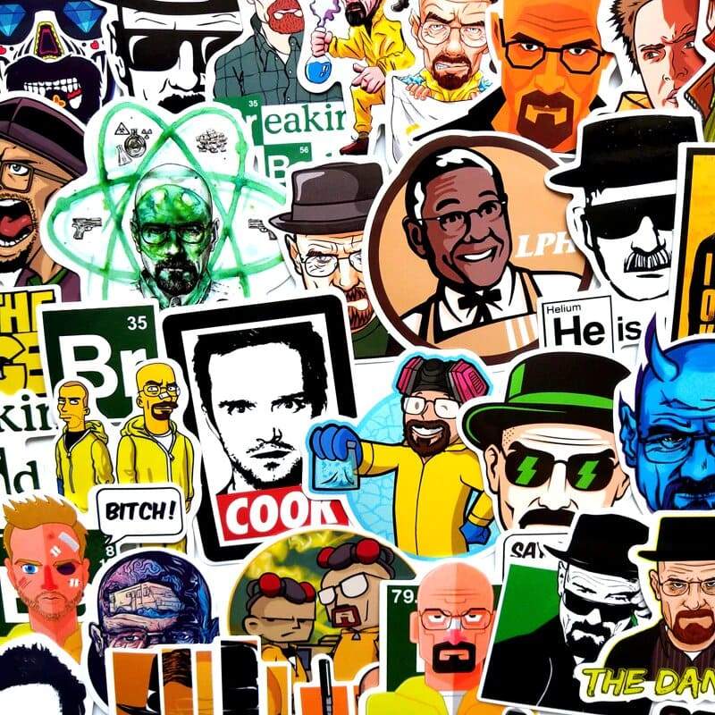 Stickers Breaking Bad Stickers Mania