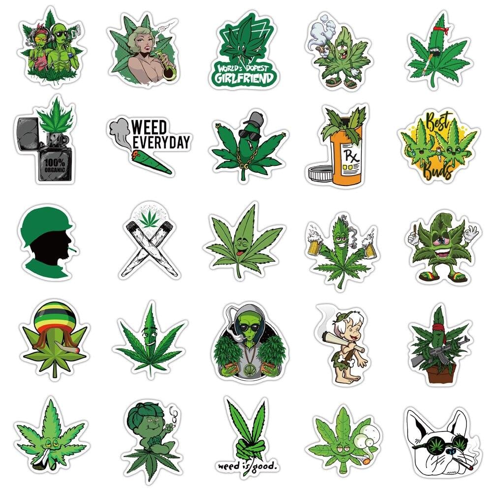 Stickers Cannabis Stickers Mania