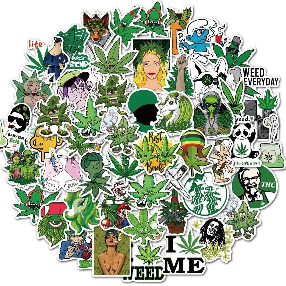 Stickers Cannabis Stickers Mania