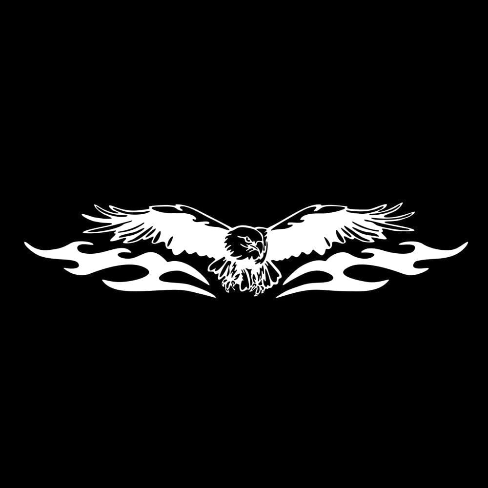 Stickers Capot Voiture<br>Aigle Royal Blanc Stickers Mania