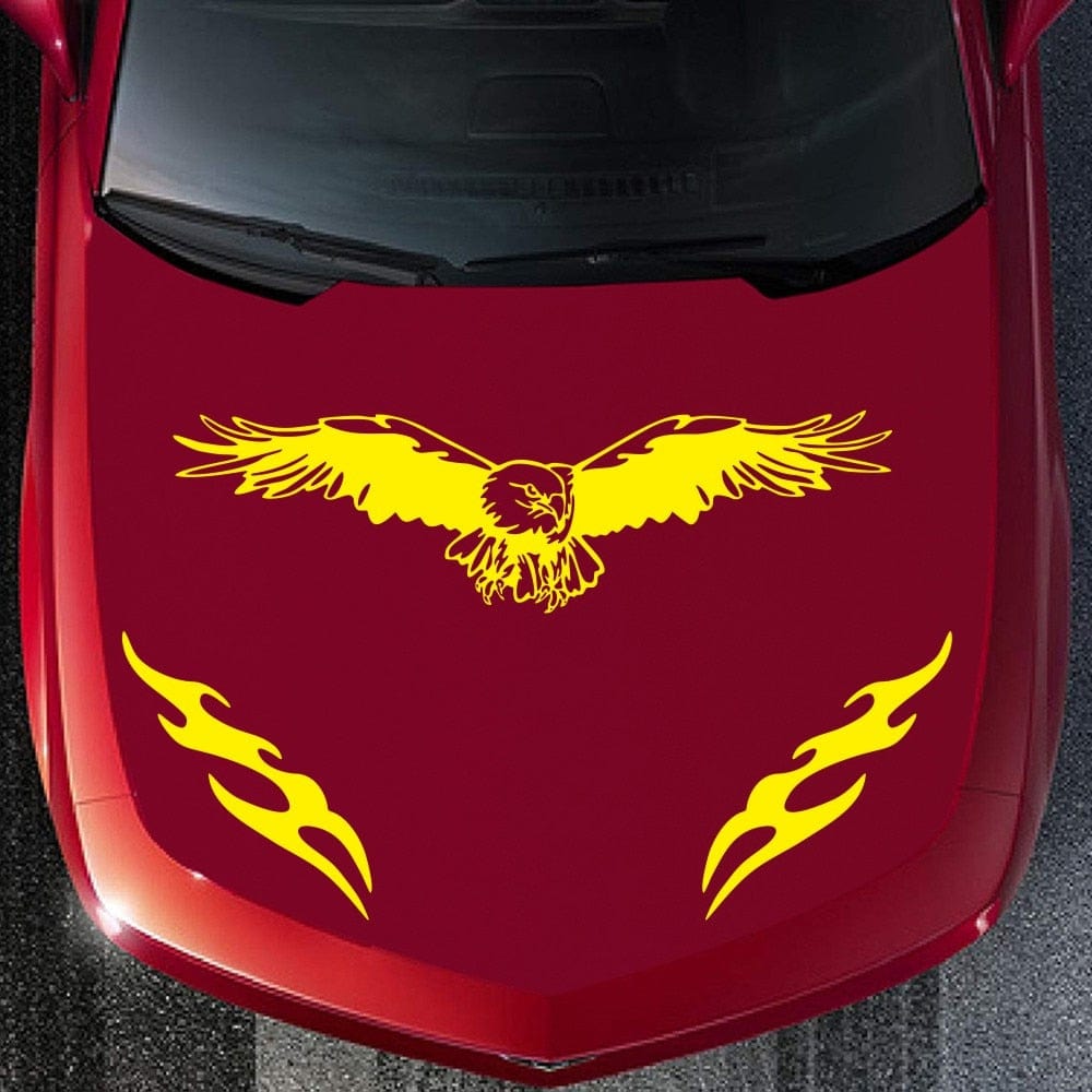 Stickers Capot Voiture<br>Aigle Royal Stickers Mania