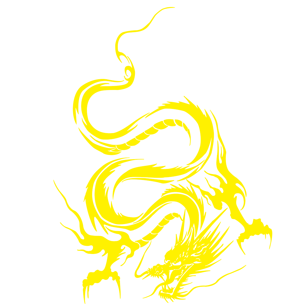 Stickers Capot Voiture Dragon Jaune Stickers Mania