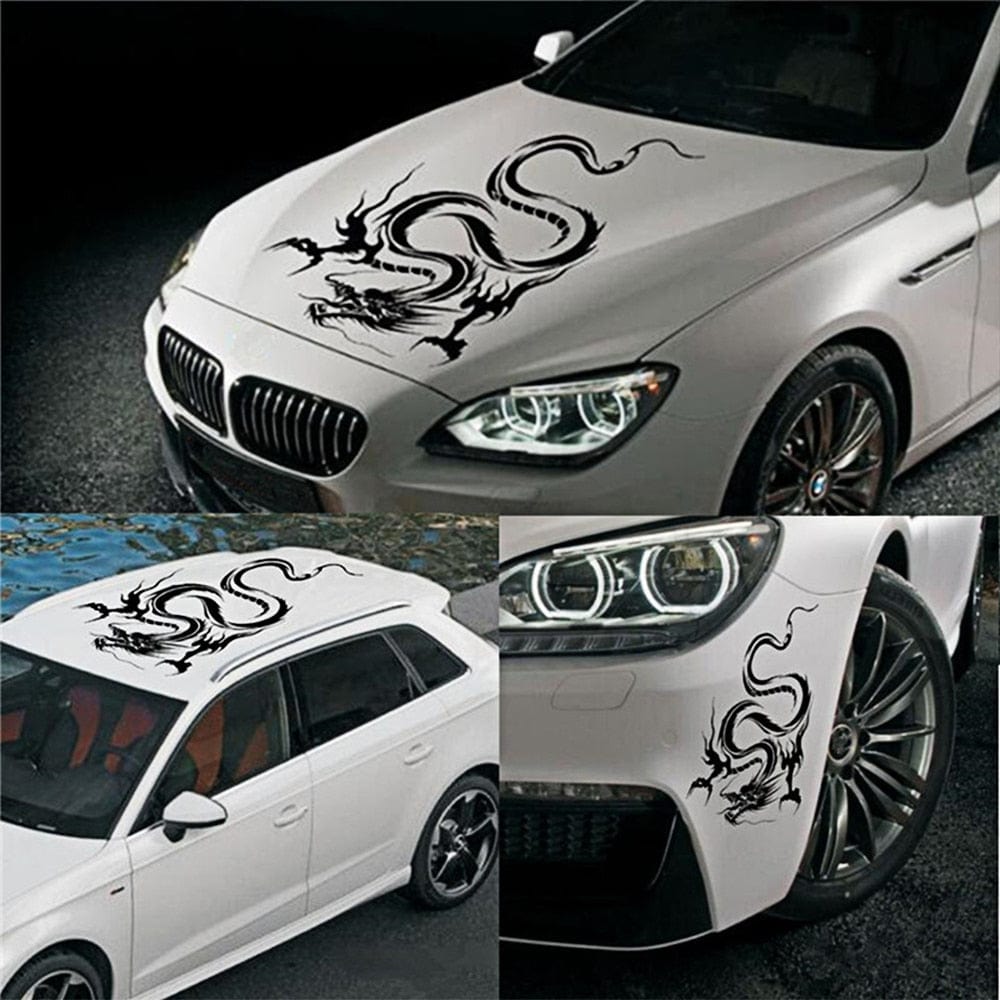 Stickers Capot Voiture Dragon Stickers Mania