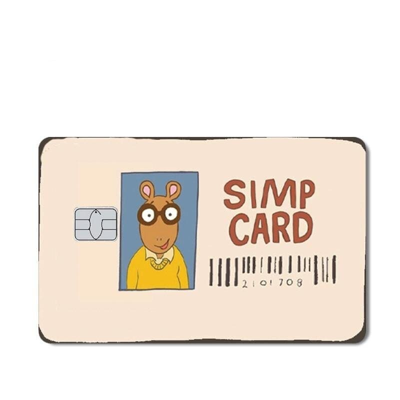 Stickers Carte Bancaire Simp Stickers Mania