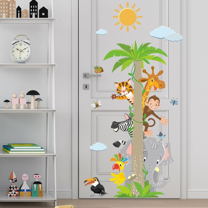 Stickers Chambre Bébé <br>Animaux de la Jungle Stickers Mania