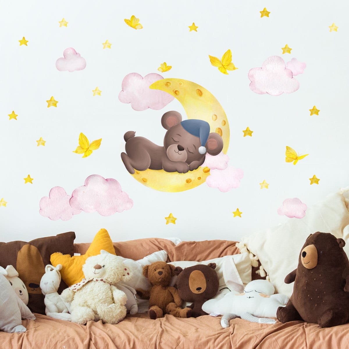 Stickers Chambre Bébé <br> Nounours Mignon Stickers Mania