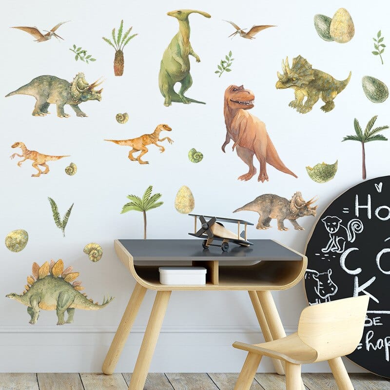 Stickers Chambre Bébé <br>Royaume des Dinosaures Stickers Mania