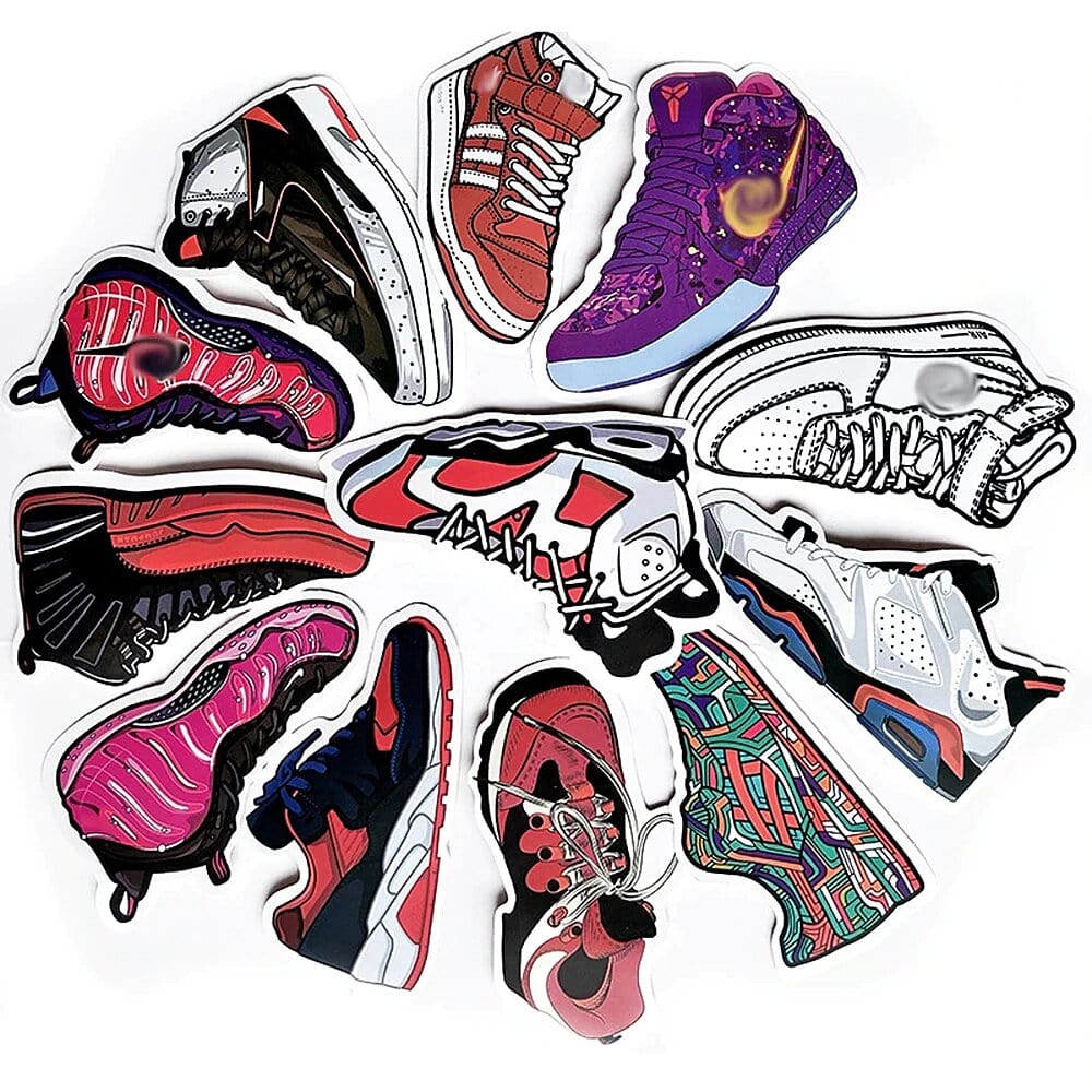Stickers Chaussures <br> Pack de 50 Stickers Mania