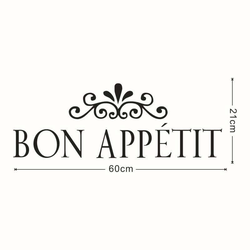 Stickers Cuisine Bon Appétit 3 Stickers Mania